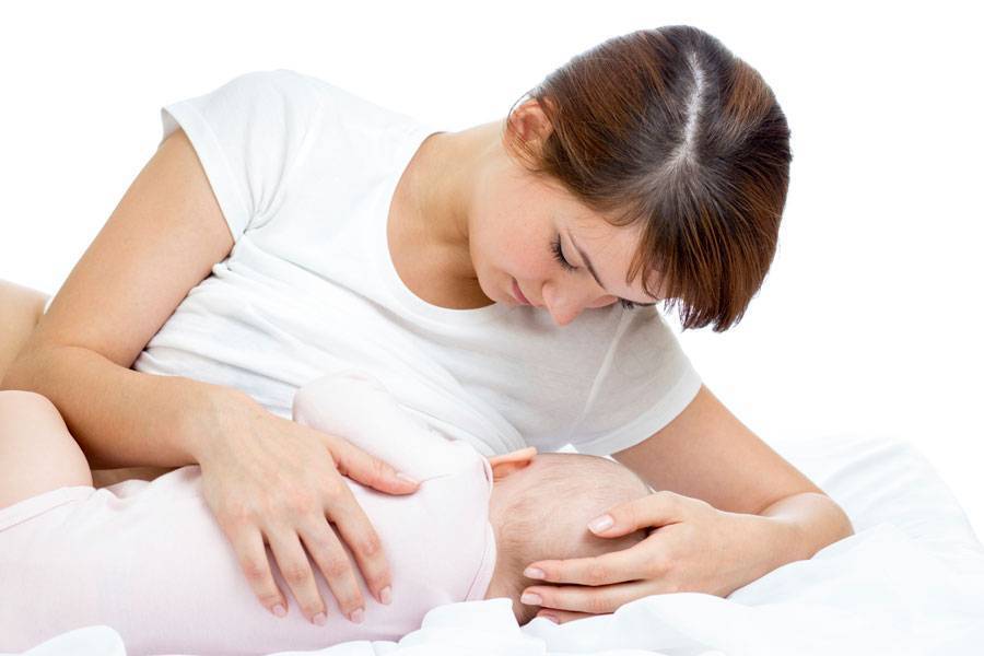 Грудное вскармливание при наступлении беременности