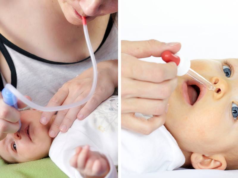 Физраствор для промывания носа новорожденному и грудному ребенку (до года)
