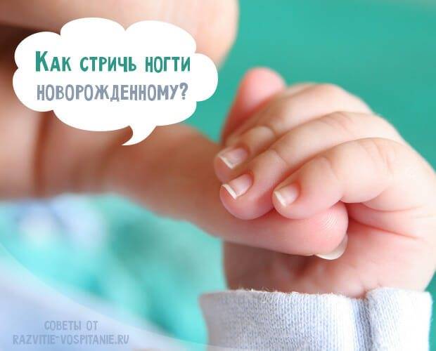 Как подстричь ногти новорожденному – как и когда стричь ногти грудничку
