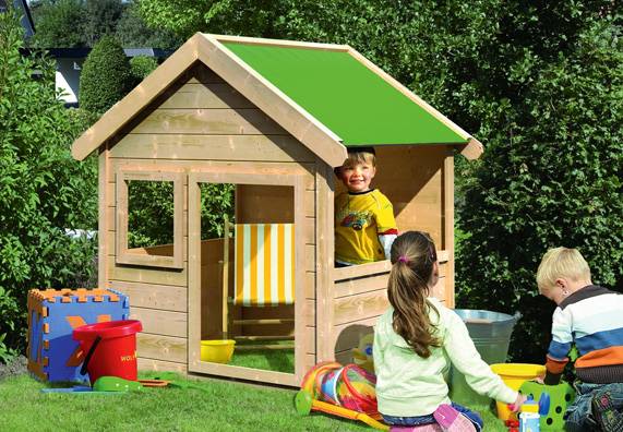 Домик для детей на даче своими руками (27 фото): идеи и чертежи детских домов. как построить дачный домик из дерева и чем покрасить?