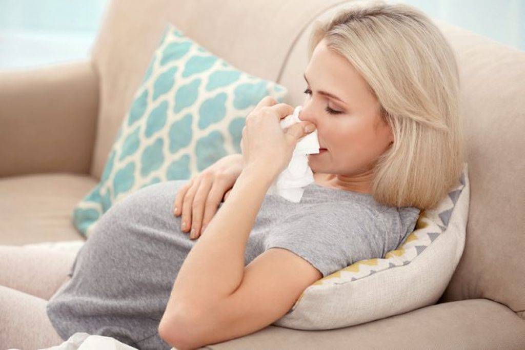 Лечение простуды во время беременности