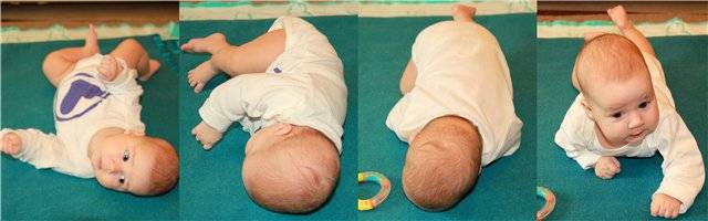 Ребенок в 5 месяцев не переворачивается со спины на живот: почему, что делать