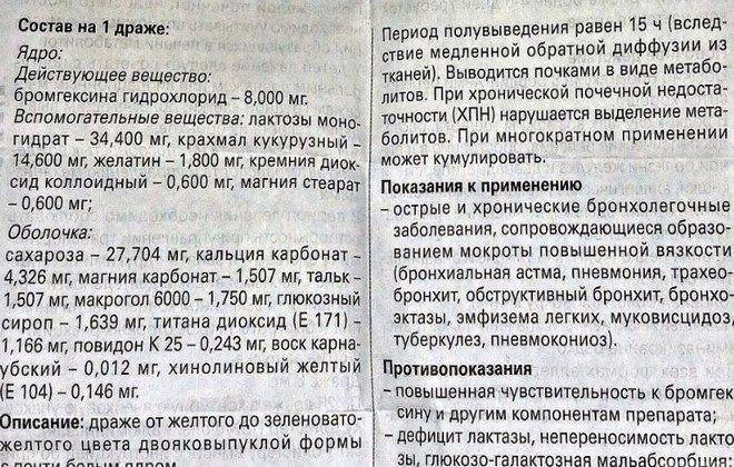Бромгексин в нижнем новгороде - инструкция по применению, описание, отзывы пациентов и врачей, аналоги