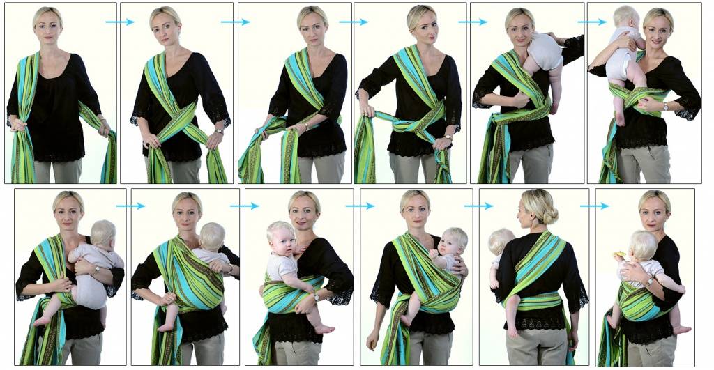 Слинг шарф своими руками: описание пошива, выкройка и видео-уроки
