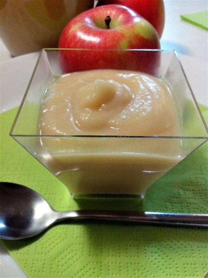Пюре из яблок на зиму – рецепт без сахара для детей - рецепт с фото пошагово