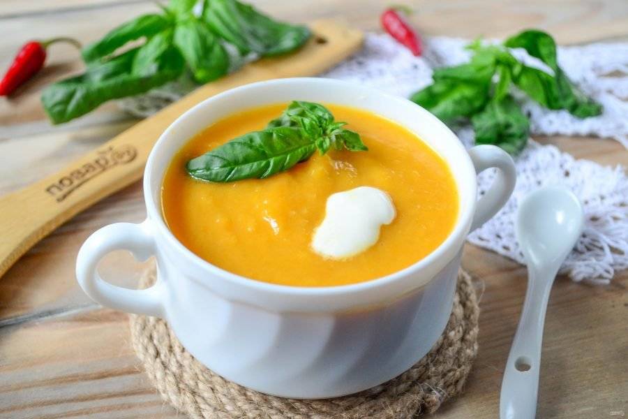 Тыквенный суп пюре с молоком – шелковистое и нежное блюдо: рецепт с фото и видео