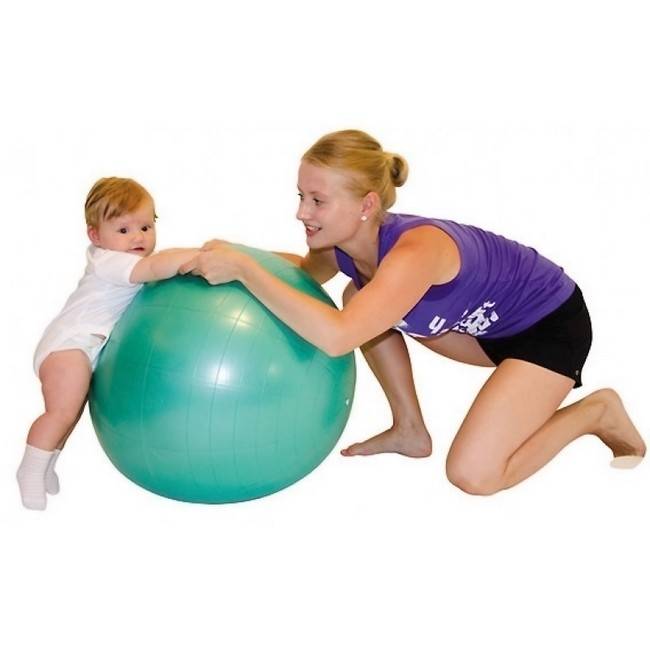 Фитбол для грудничков: упражнения и занятия на фитболе, гимнастика на мяче