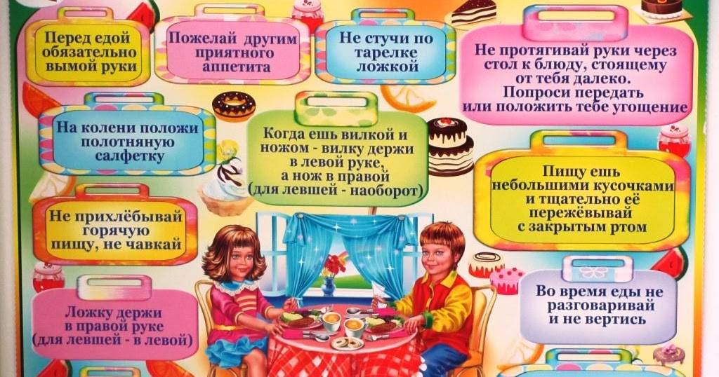 Золотые правила этикета во время еды за столом