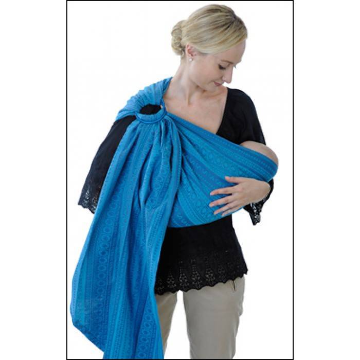 Как завязывать слинг шарф для новорожденного