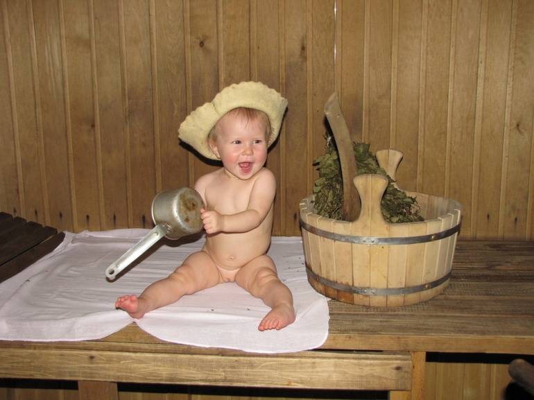 Дети в бане — с какого возраста лучше ходить в парную и можно ли новорожденному посещать сауну