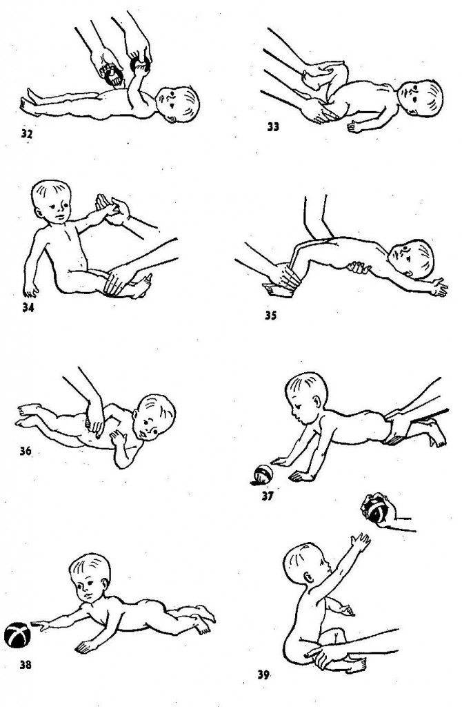 Как укрепить спину ребенку 6 месяцев
