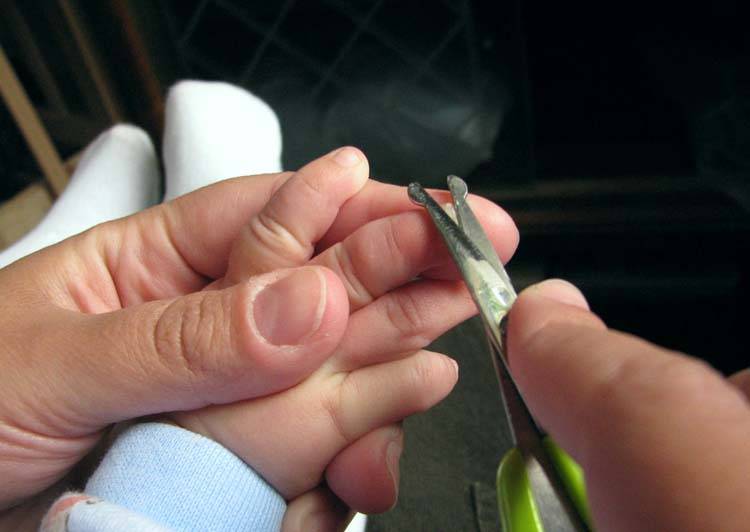 Как подстричь ногти  ребенку на руках и ногах? что делать если ребенок боится стричь ногти