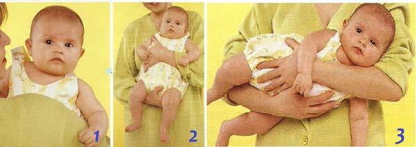 Как брать новорожденного на руки