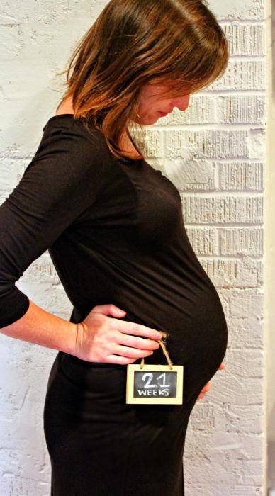 Что смотрят на 21 неделе беременности при исследовании плода, каковы нормы узи в этом сроке?