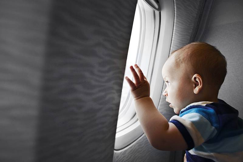 Ребенок боится самолета - страна мам