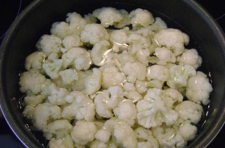 Как варить замороженную цветную капусту?