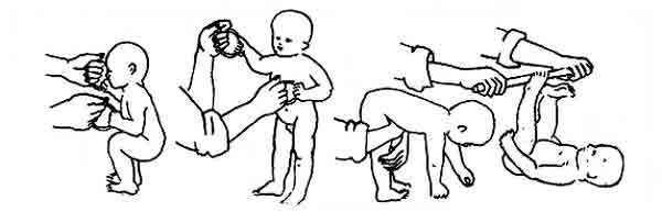 Гимнастика для укрепления мышц спины для ребенка 8 месяцев