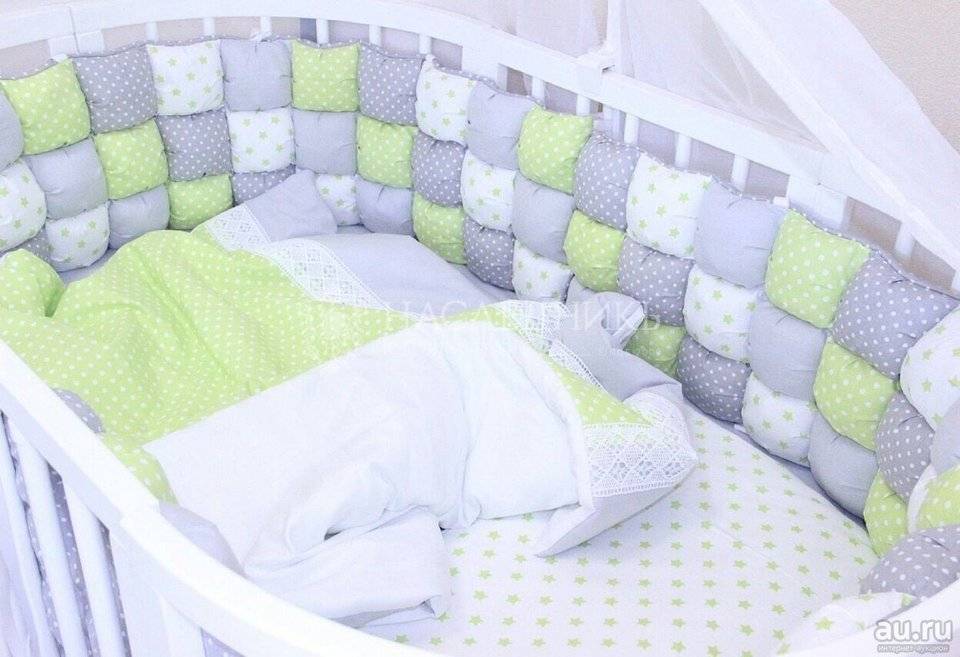 Как выбрать лучший бортик в кроватку для новорожденных и их разновидности