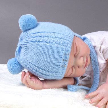 Шапочка для новорожденного спицами: пошаговый урок и схемы вязания