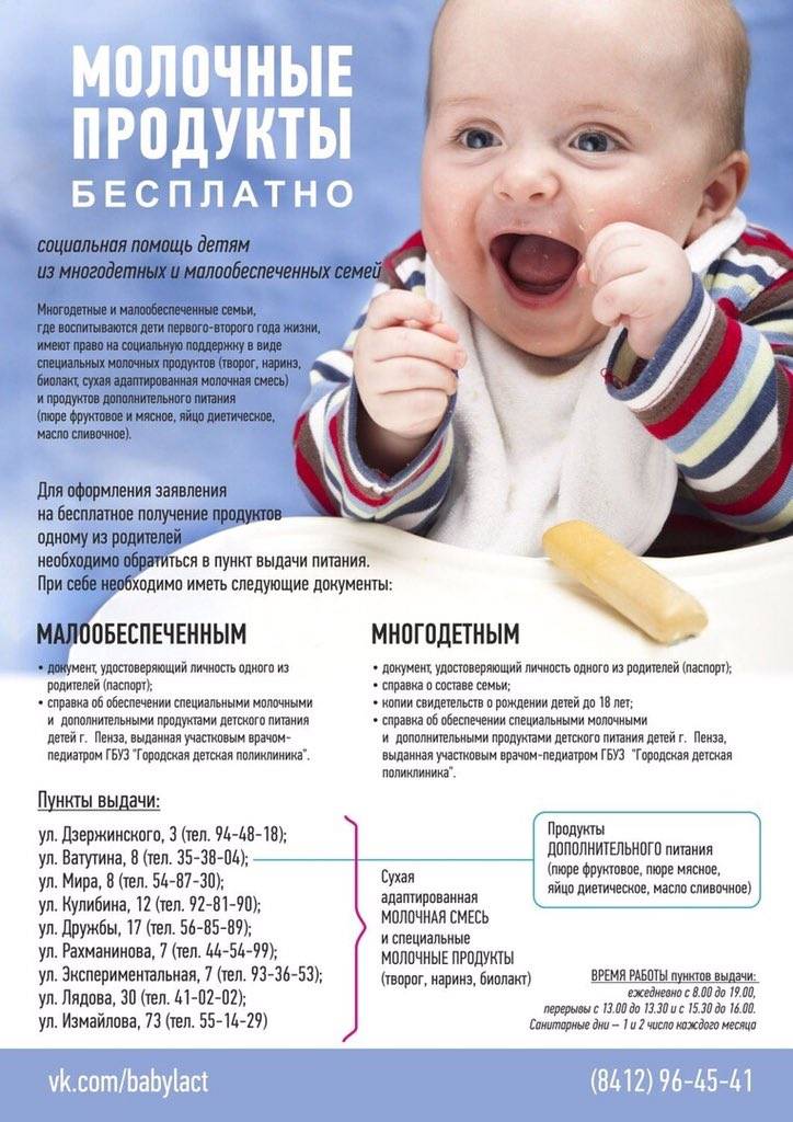 Молочная кухня, кому и что положено по закону с 1 января 2016 года в москве, таблица: что дают для беременных и как оформить