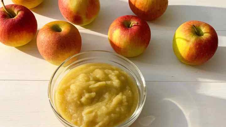 Пюре из яблок для грудничков: приготовления своими руками