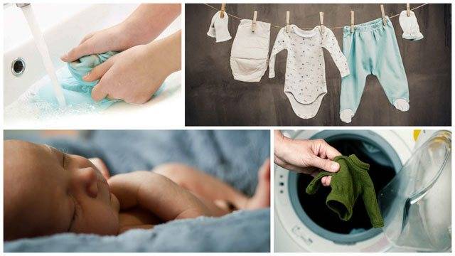Советы молодым мамам: как стирать вещи новорожденных младенцев