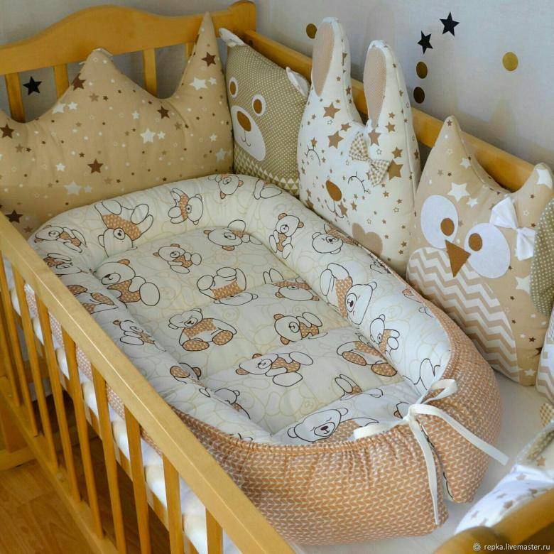 Бортики в кроватку для новорожденных своими руками: пошаговая инструкция