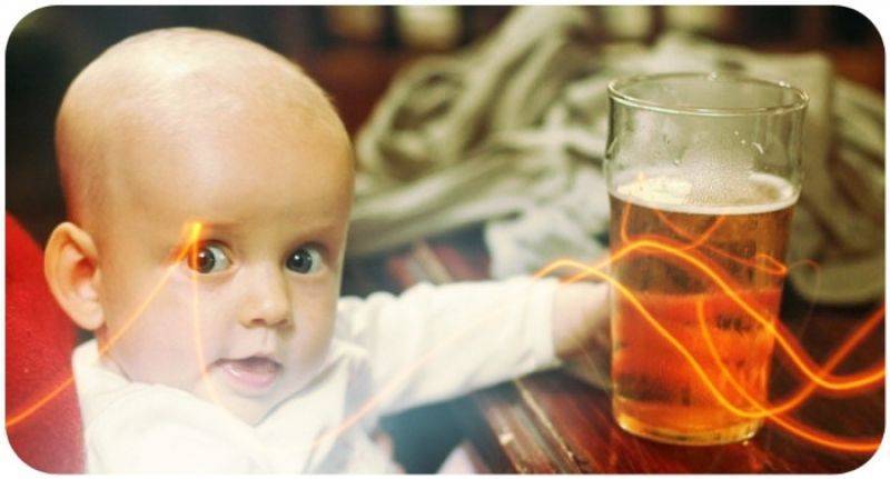 Употребление пива при грудном вскармливании, что ожидает ребенка?