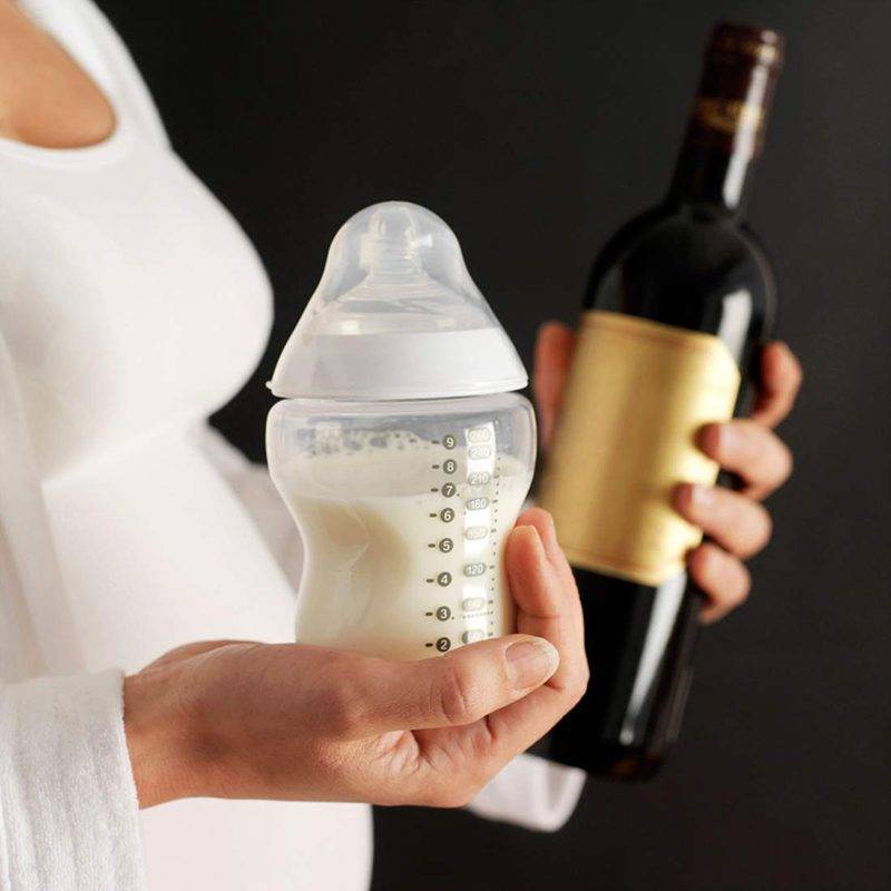 Алкоголь при грудном вскармливании — когда можно кормить грудью после употребления спиртного?
