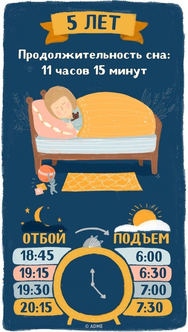 Когда укладывать ребёнка спать днём?