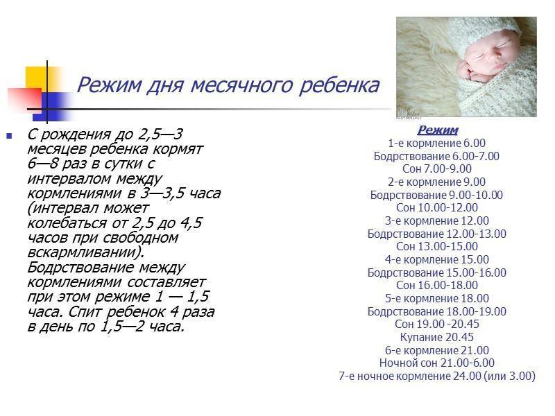 Режим дня ребенка в 8 месяцев по часам, таблица на гв и искусственном вскармливании