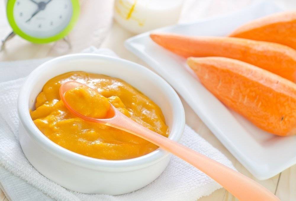 Морковное пюре для грудничка рецепт - всё о грудничках