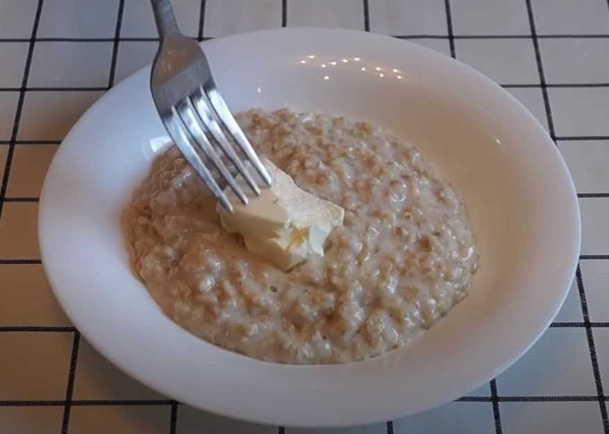 Каша овсяная на молоке рецепт на 2 порции в кастрюле с фото
