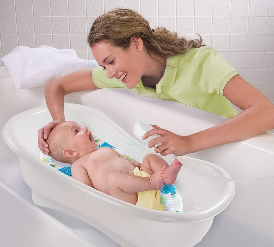 Как купать новорожденного в ванночке?