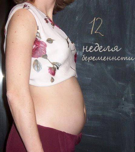 Беременность - 12 неделя. развитие плода, симптомы у женщины