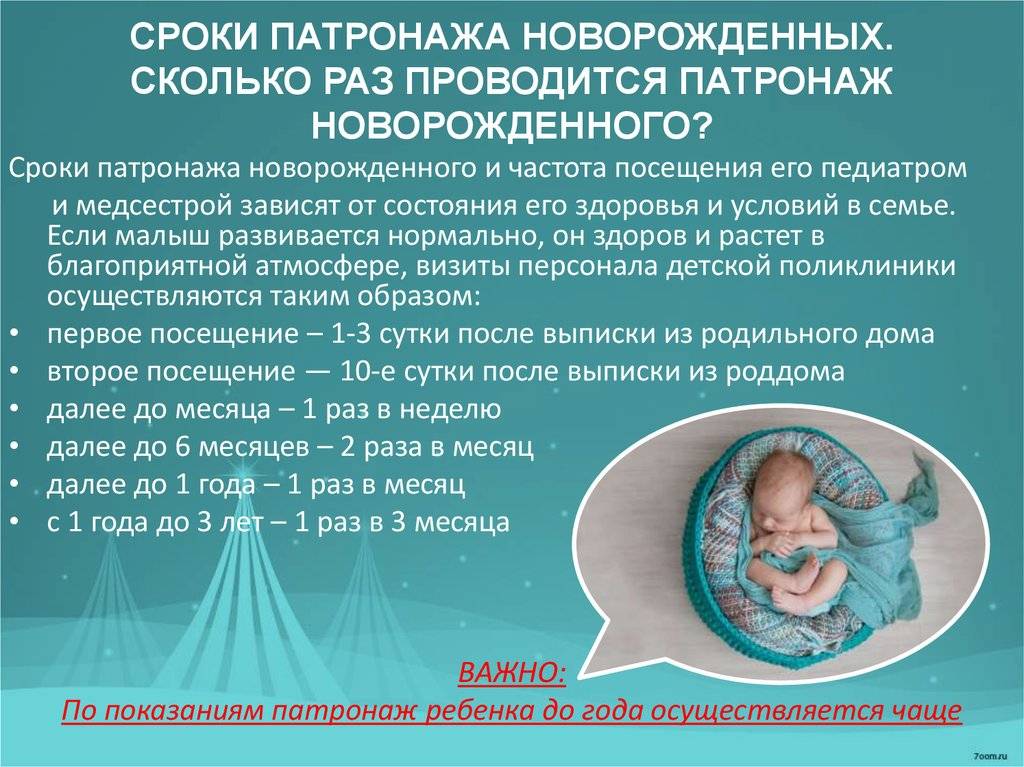 Патронаж к новорожденному и ребенку первого года жизни — медицина. сестринское дело.
