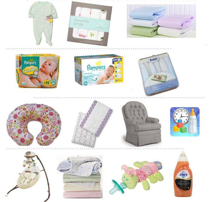 Что нужно купить новорожденному ребенку: список вещей