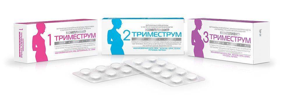 Витамины для беременных во время 1, 2 и 3 триместров