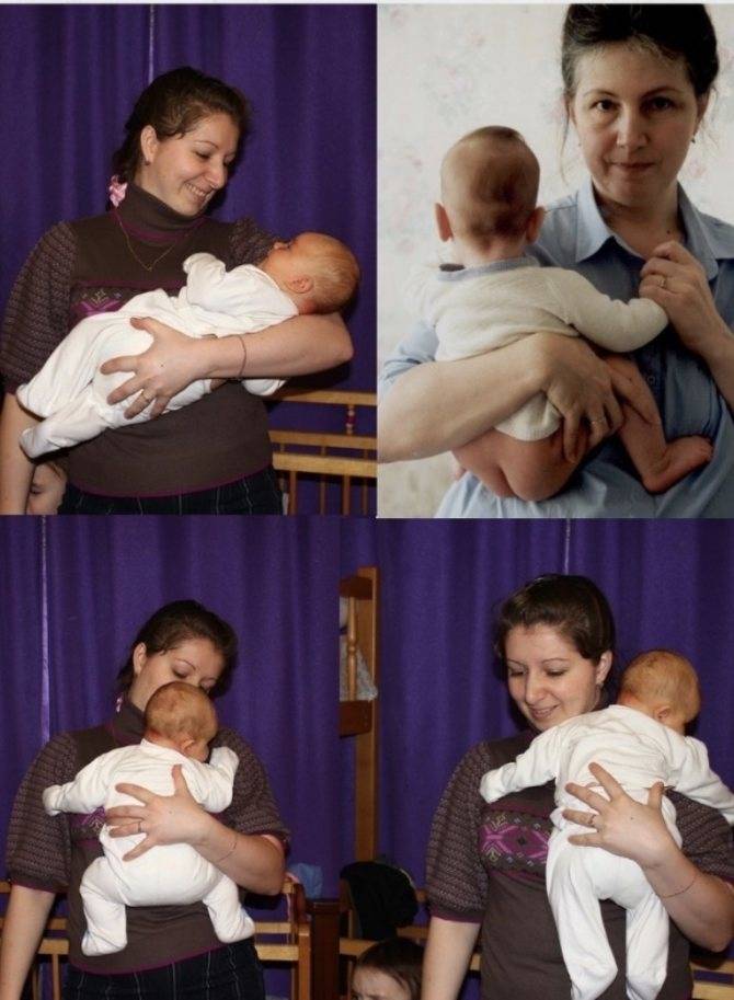 Как правильно брать и держать на руках новорожденного ребенка