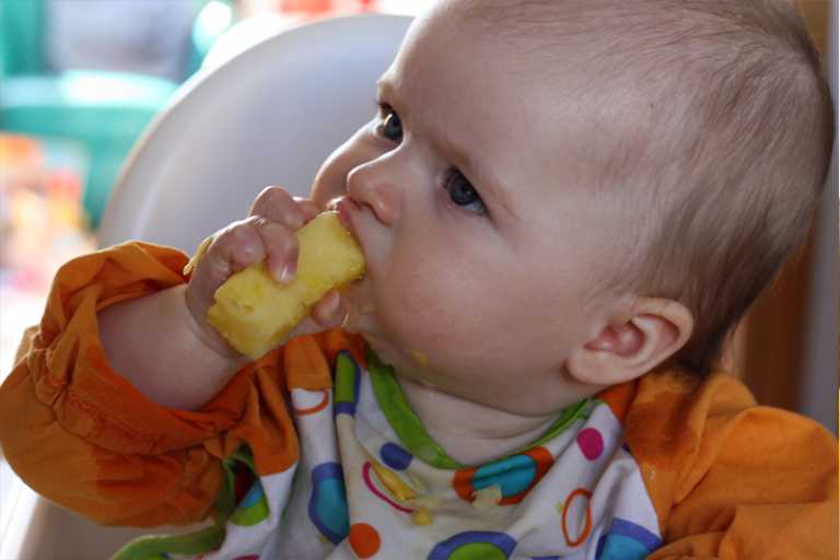С какого возраста можно ребенку давать ананас?