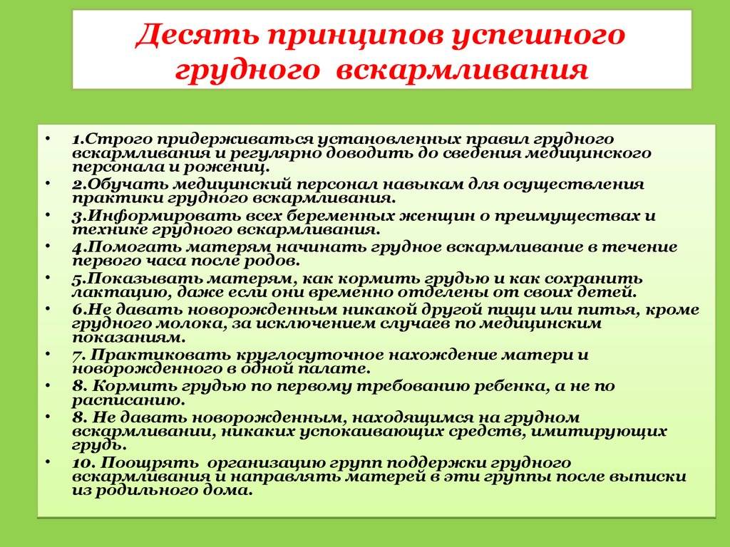 Основы грудного вскармливания