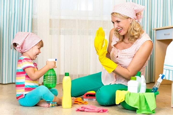 Домашние обязанности по возрасту ребенка: составляем список