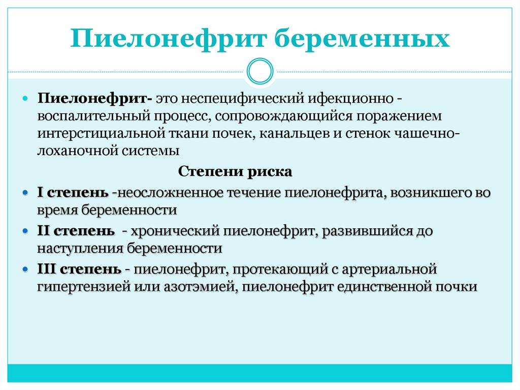 Пиелонефрит во время беременности