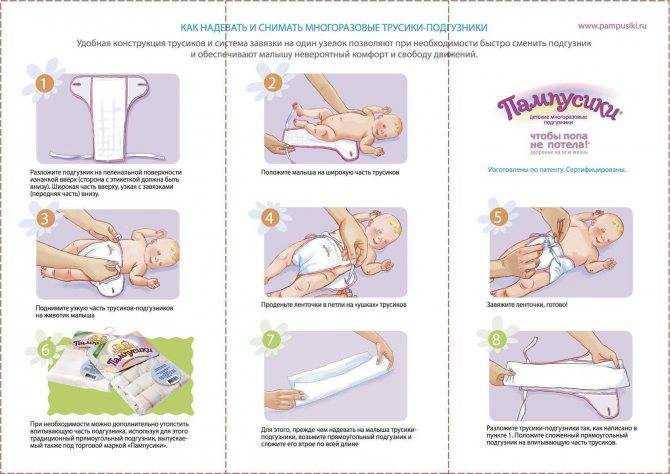 Как правильно менять подгузник новорожденному | детские товары
