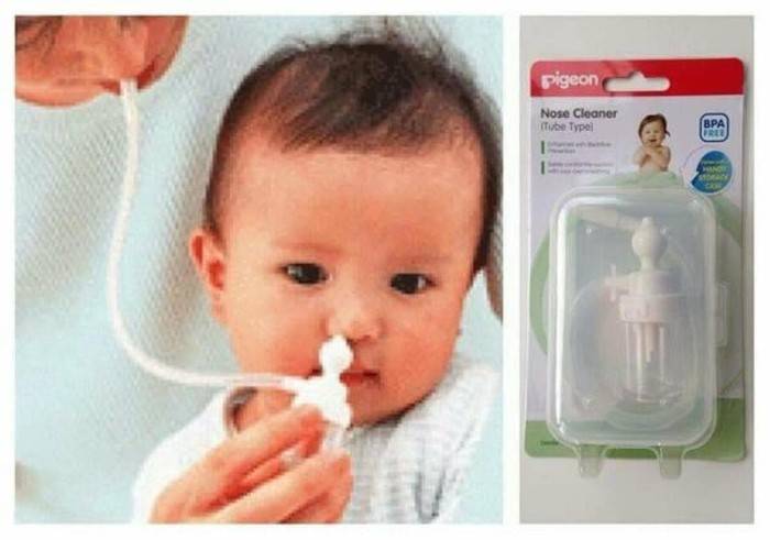 Как правильно почистить нос новорожденному ребенку от соплей