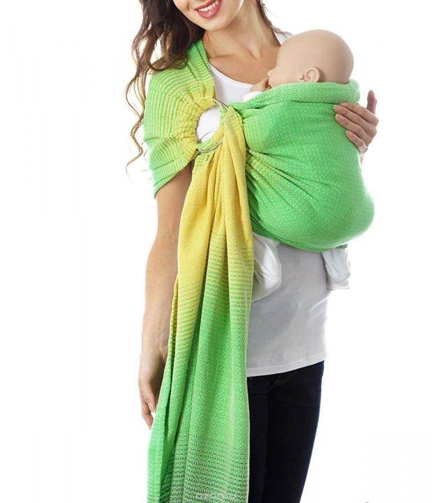 Как сделать слинг-шарф для новорожденных своими руками.