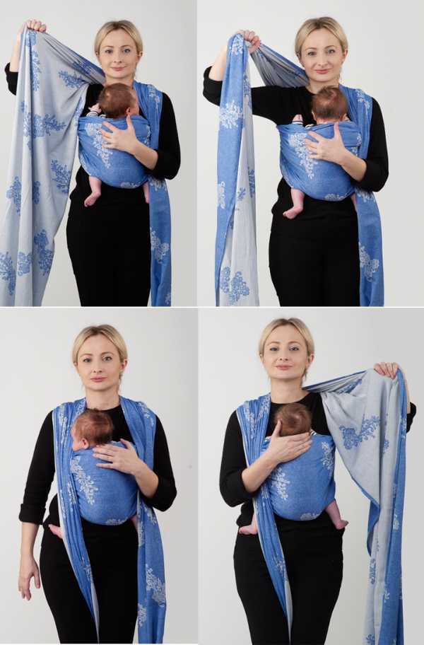 Как правильно завязывать слинг-шарф для новорожденных?